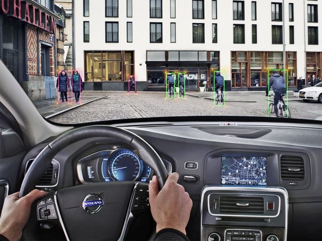 Volvo Cyclist Detection Facility: Announced last month, Volvo is planning to fit vehicles with a system that uses radar to detect cyclists and pedestrians and can apply automatic braking should the car come close to a collision. The safety-conscious car manufacture has also developed an airbag for front bonnets, designed to cushion cyclists or pedestrians should they be hit.