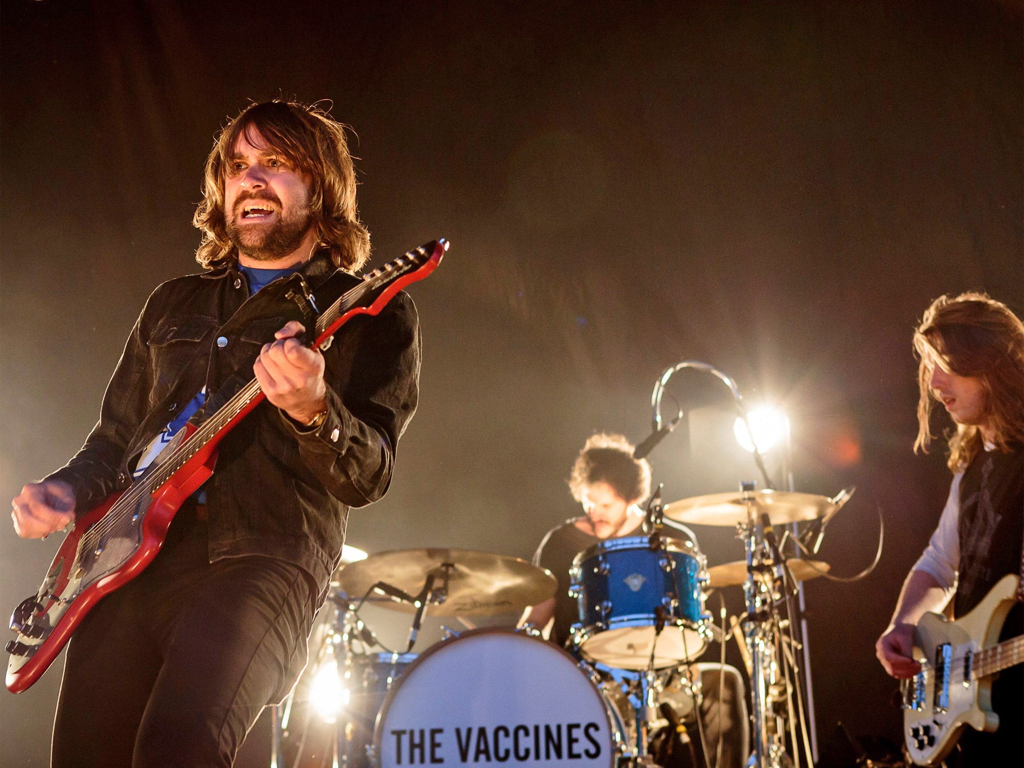 The Vaccines, pictured playing in Leeds last Sunday