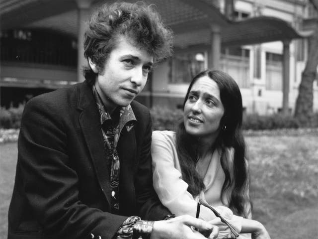Bob Dylan and Joan Baez were anti-war activists