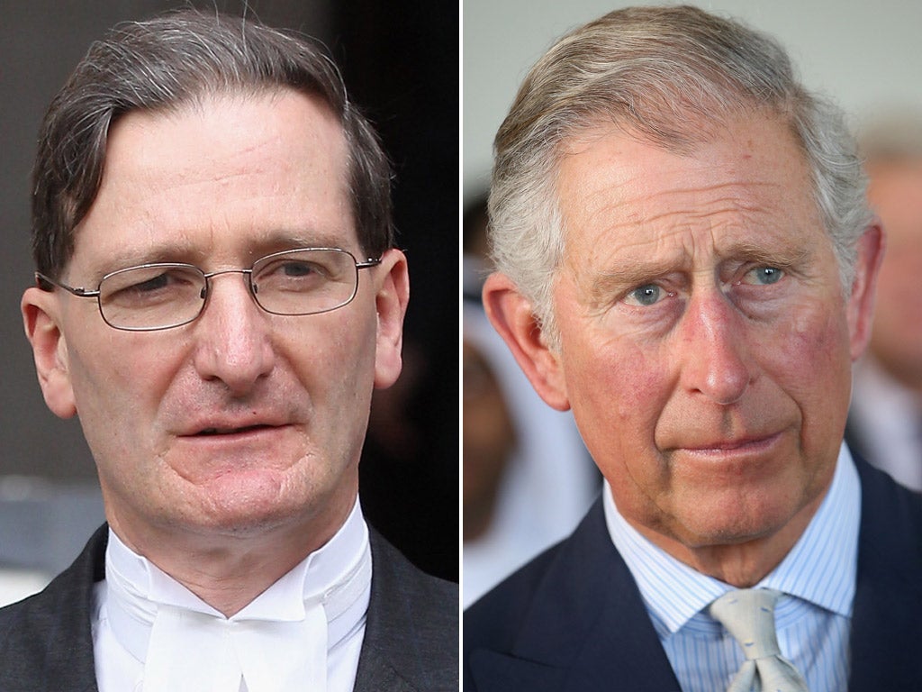 Attorney General Dominic Grieve; Prince Charles