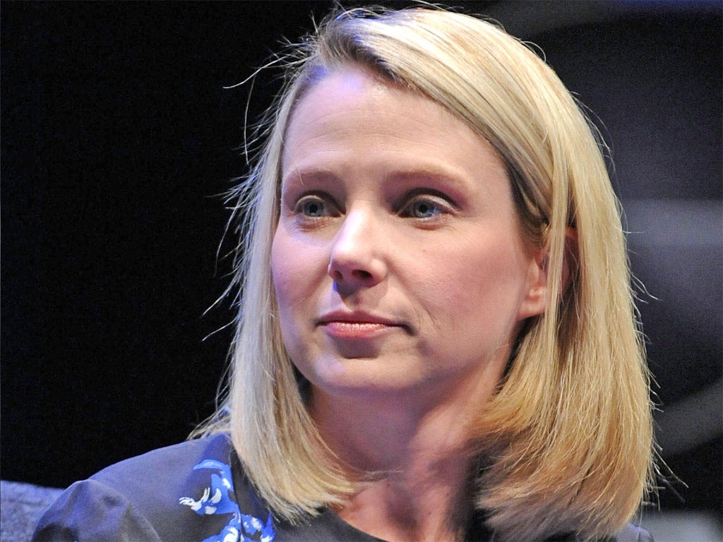 President and CEO of Yahoo!, Marissa Mayer