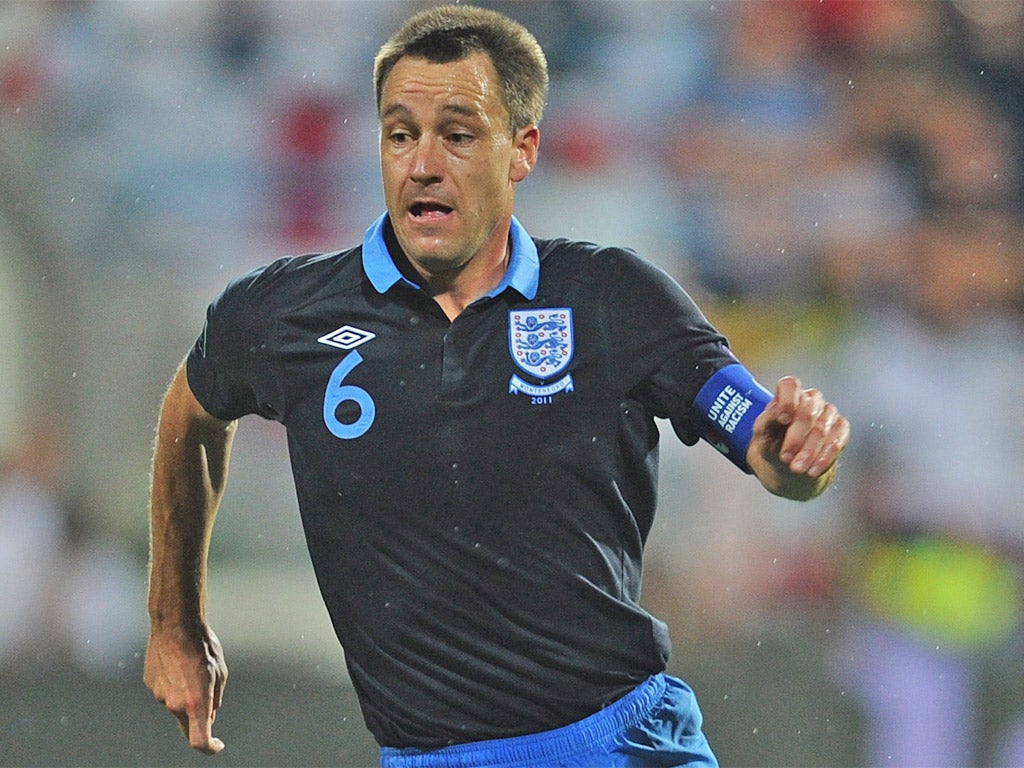 John Terry would be keen to return to the England fold