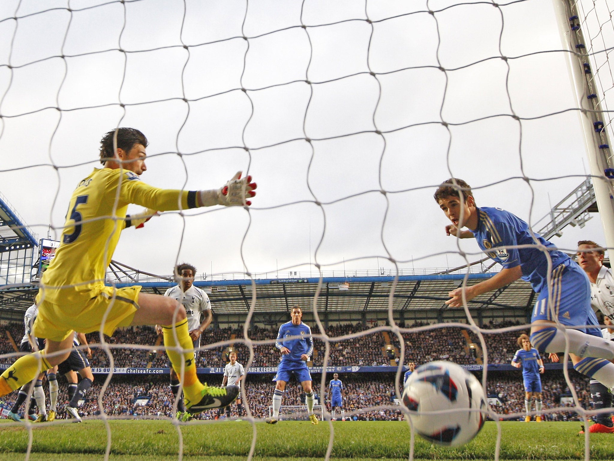 Oscar gave Chelsea an early lead from close range