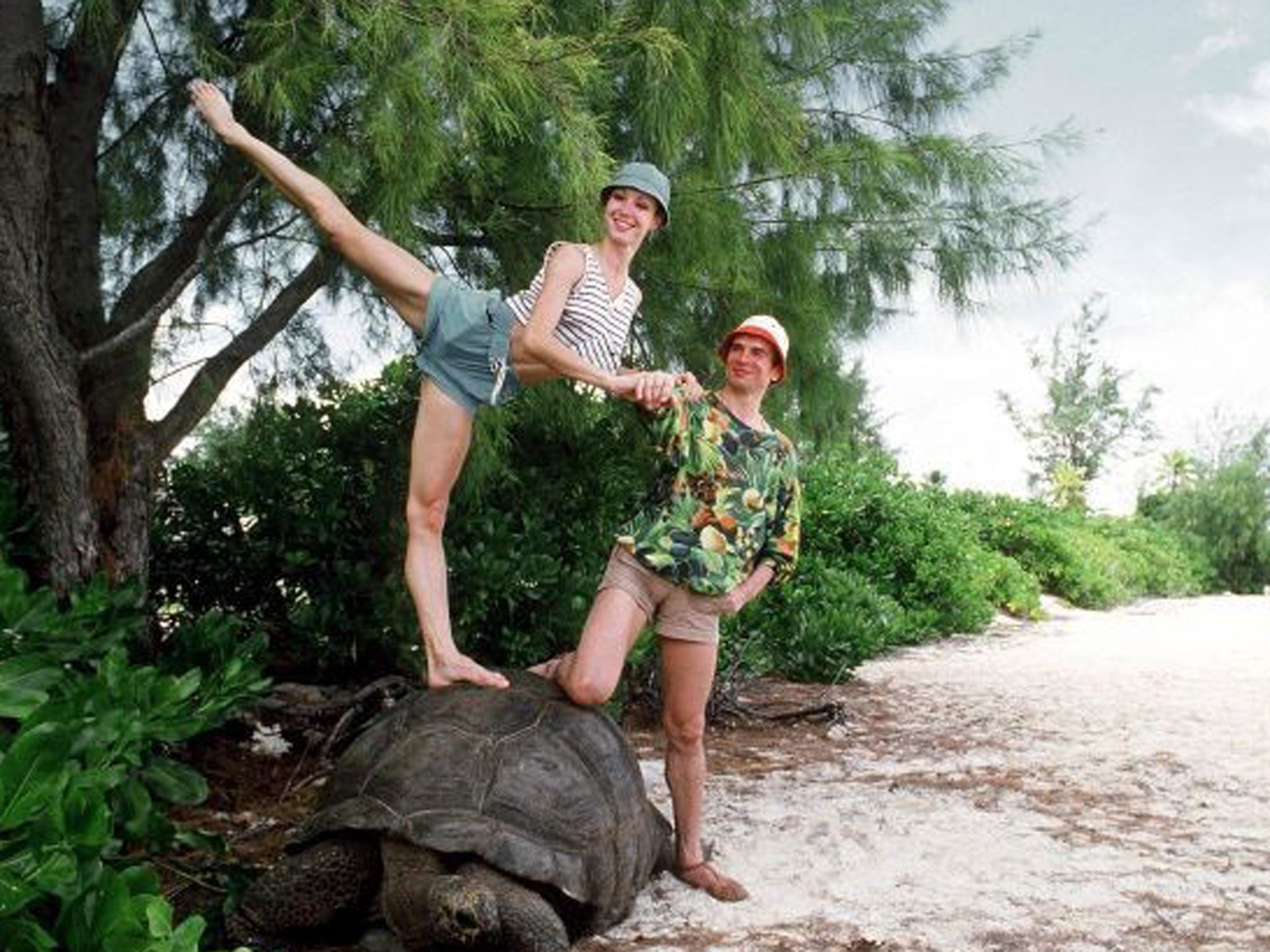 Turtle power: Sylvie Guillem and Rudolf Nureyev in
1986