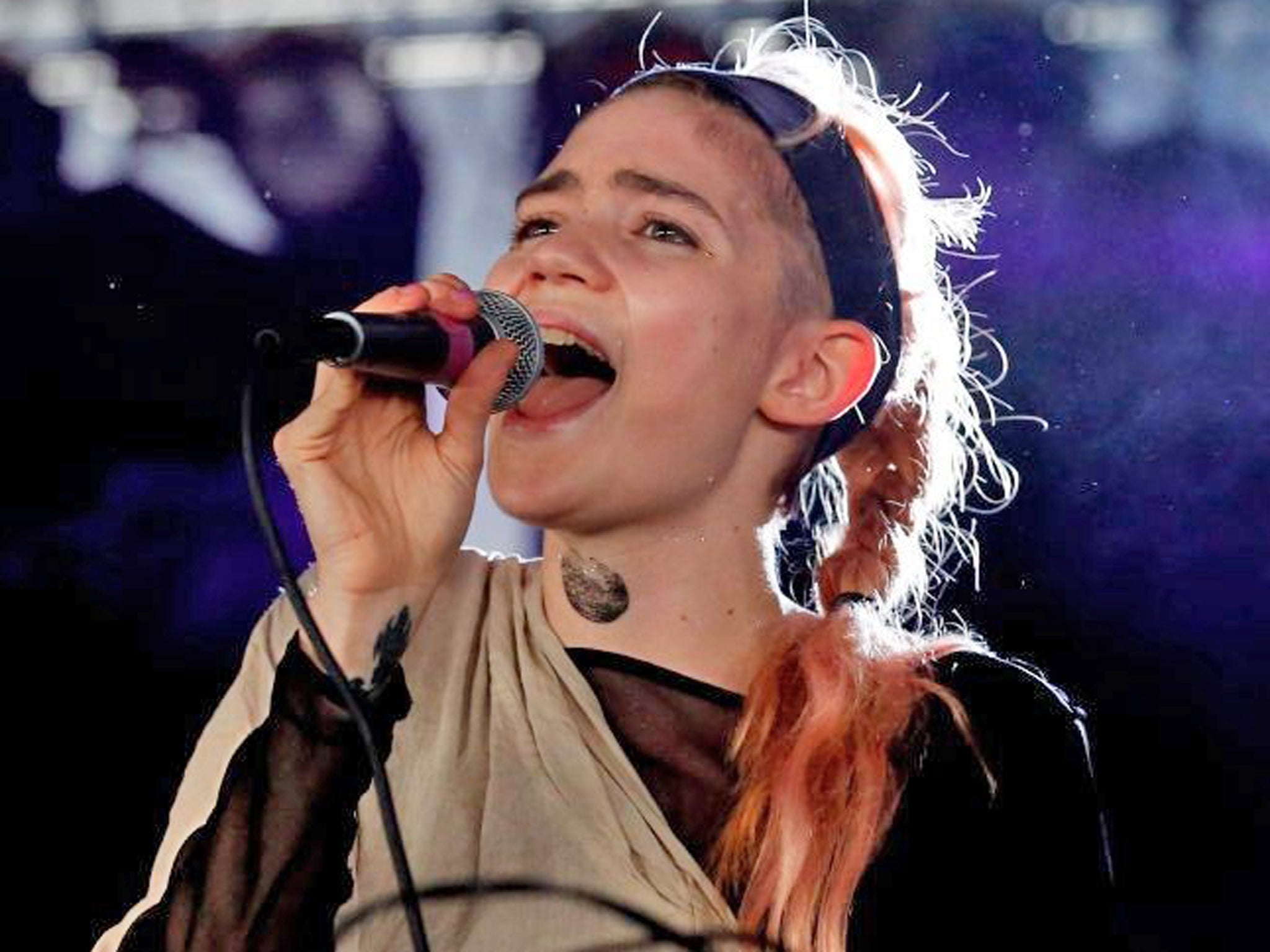 Grimes blogged about male chauvinism in the music industry