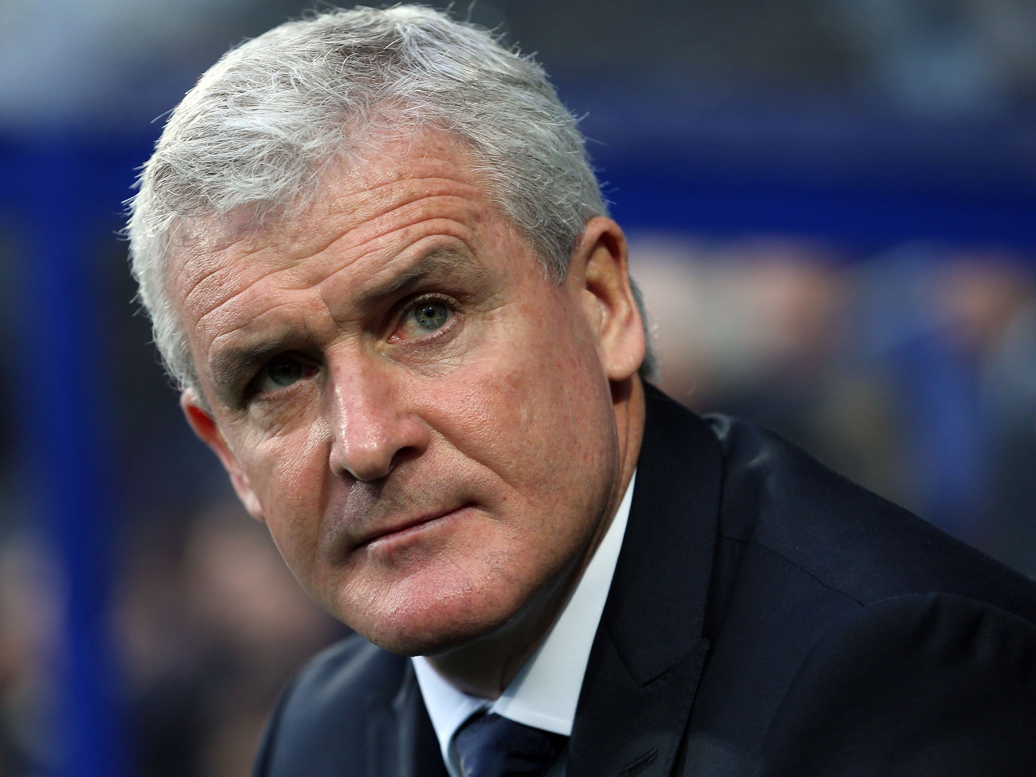 Mark Hughes: Ex-Everton player was quick to throw his hat into the ring