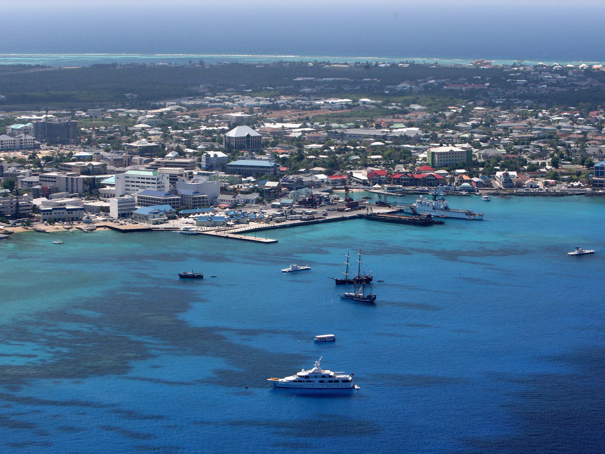 George Town pictured on 24 April, 2008 in Grand Cayman, Cayman Islands.