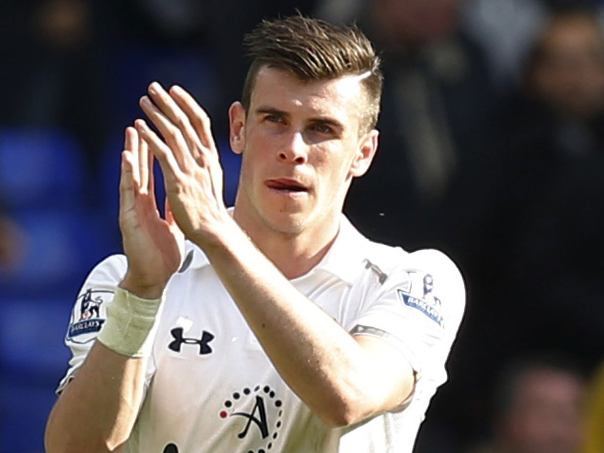 Tottenham’s triple player of the year award winner Gareth Bale