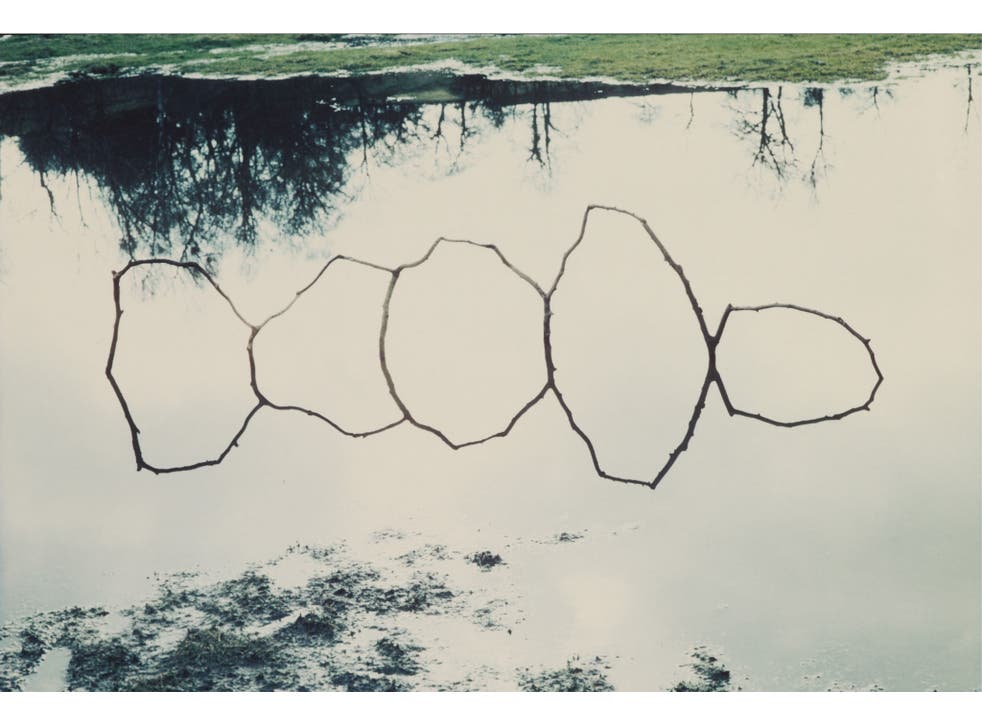 Natural-born talent: Andy Goldsworthy’s Forked Twigs in Water-Bentham (1979