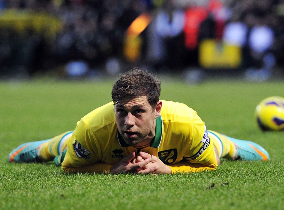 Falling flat: Norwich striker Grant Holt has scored six League goals this season against 15 last time around