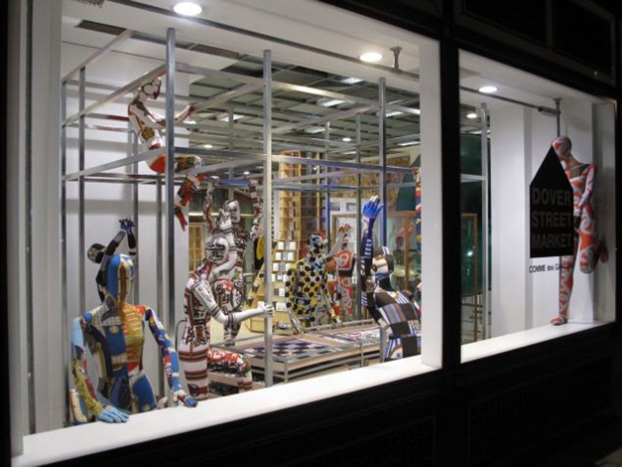 An installation at the Dover Street Market, in London
