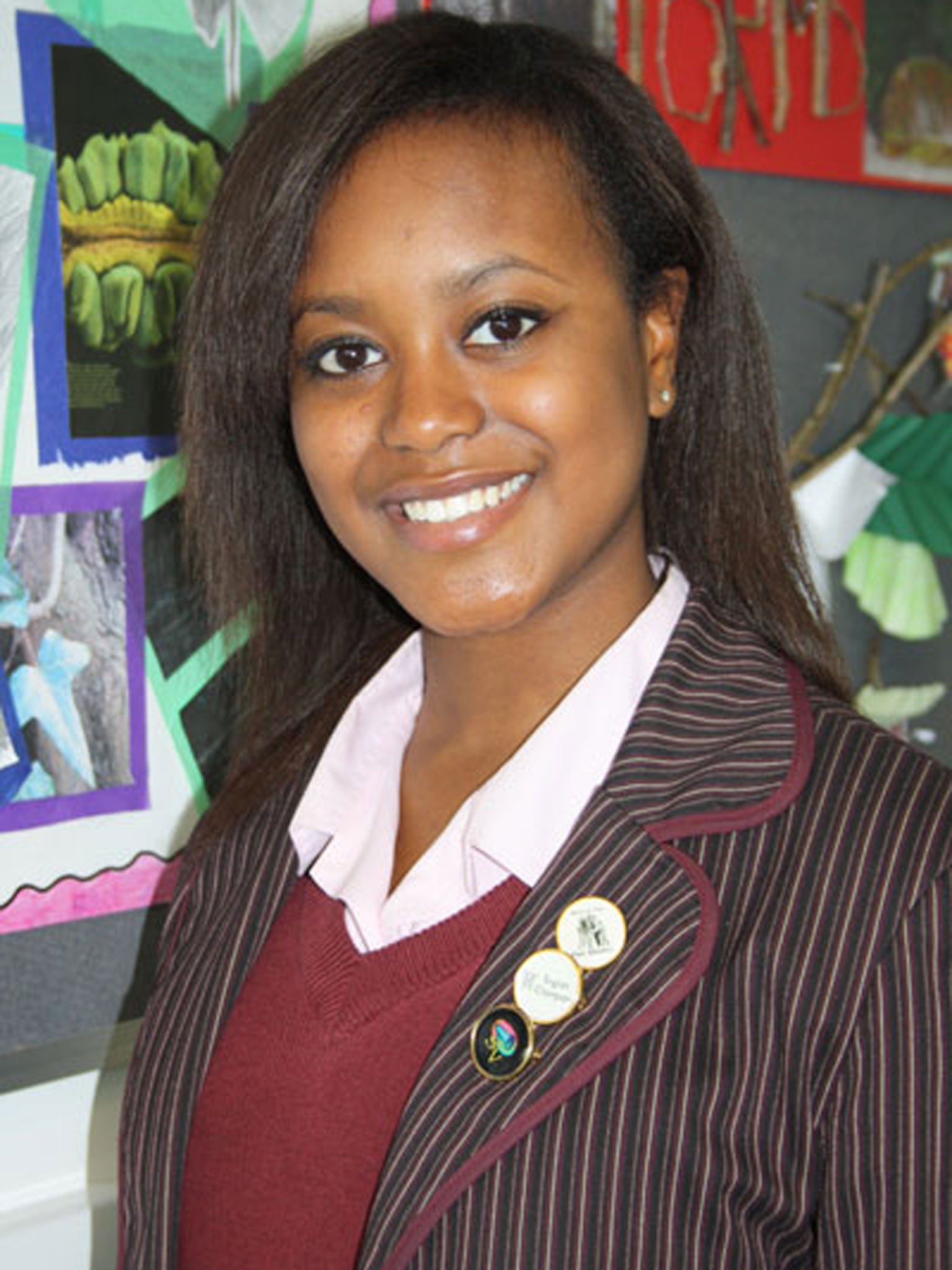 Lauryn Nwaeze, 16, is completing her GSCEs at Harefield Academy and moved to the boarding house at the school in September