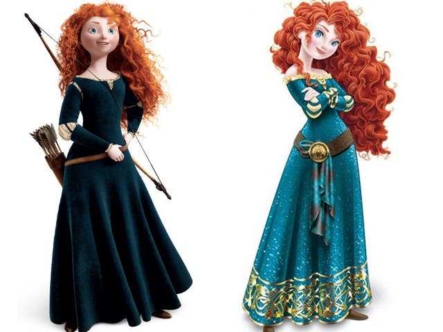 Merida mark one, left, Merida mark two, right