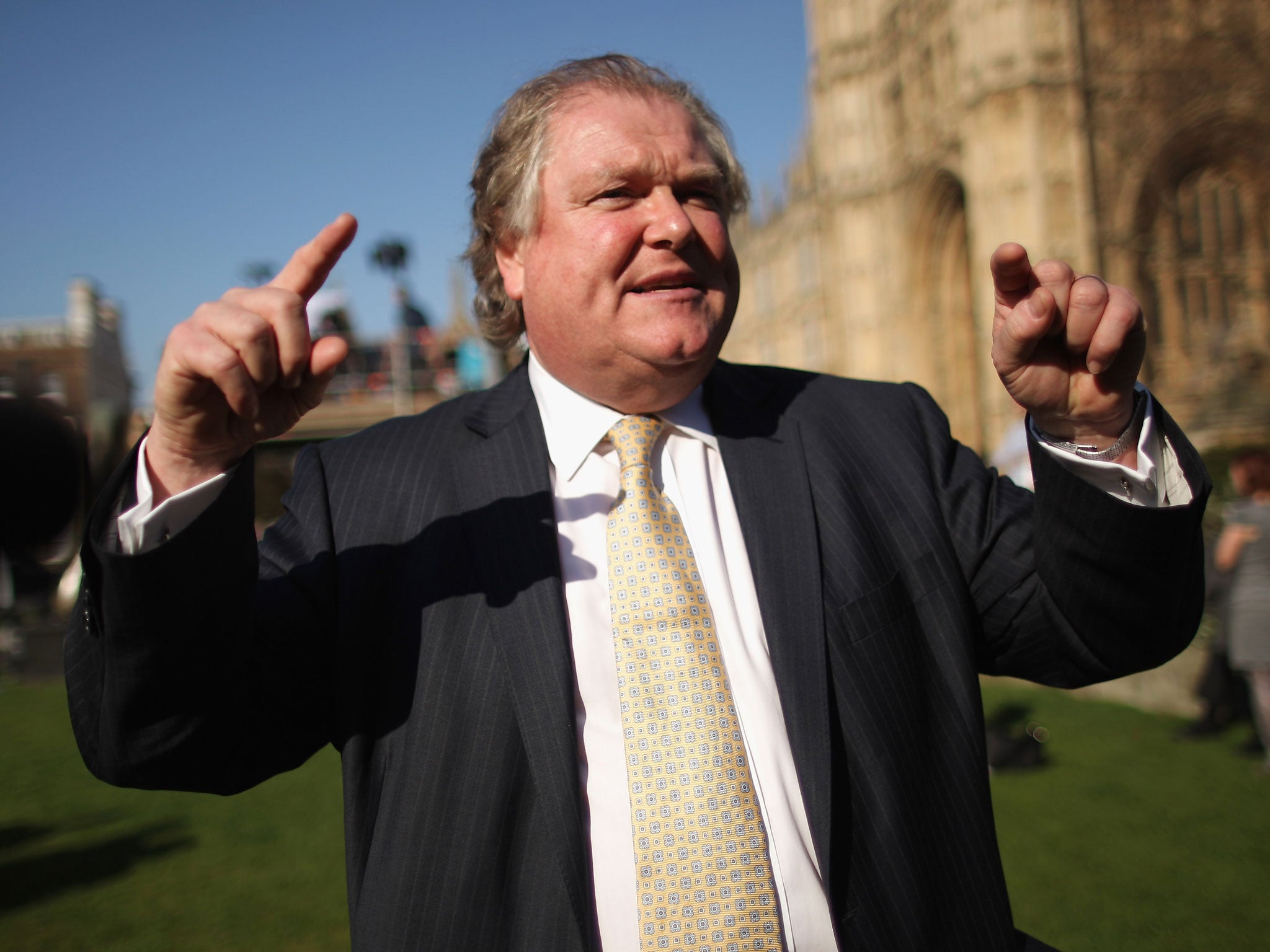 Lord Digby Jones was interrupted by Wanda Jackson’s yodelling