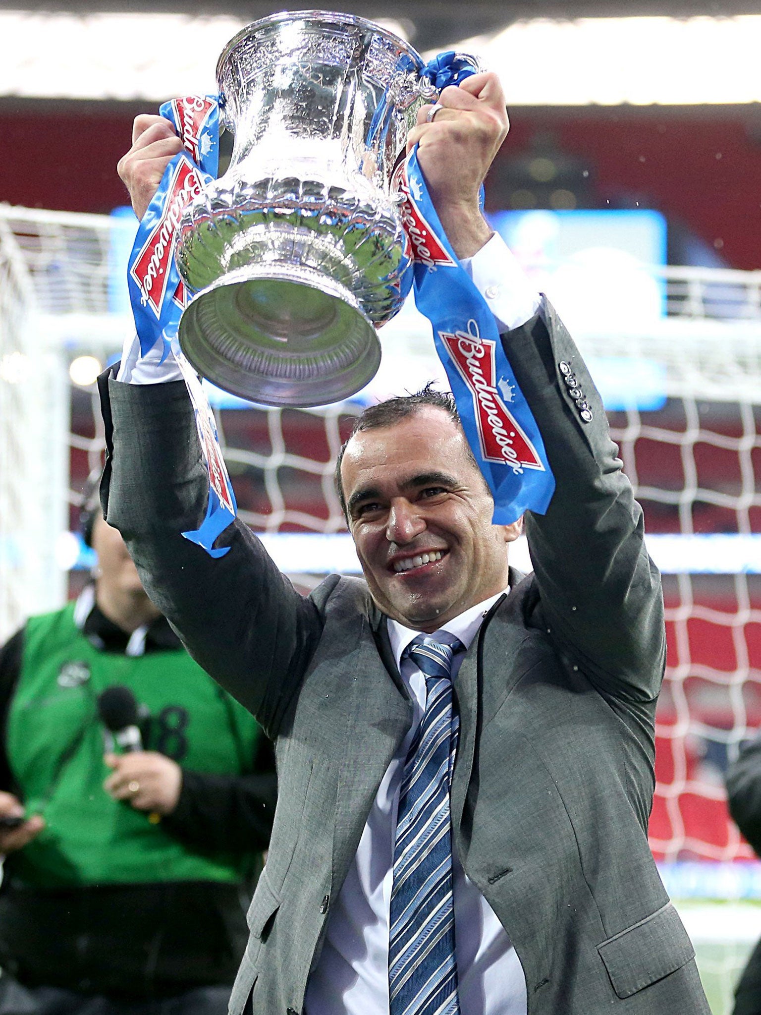 Wigan manager Roberto Martinez is in the running to take over from David Moyes at Everton