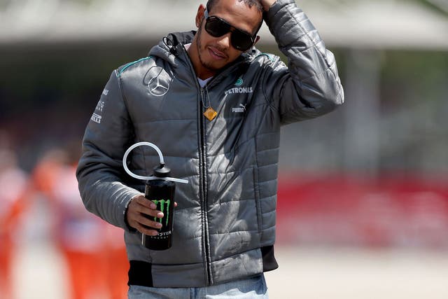 Hamilton started on the front row of the grid but finished 12th