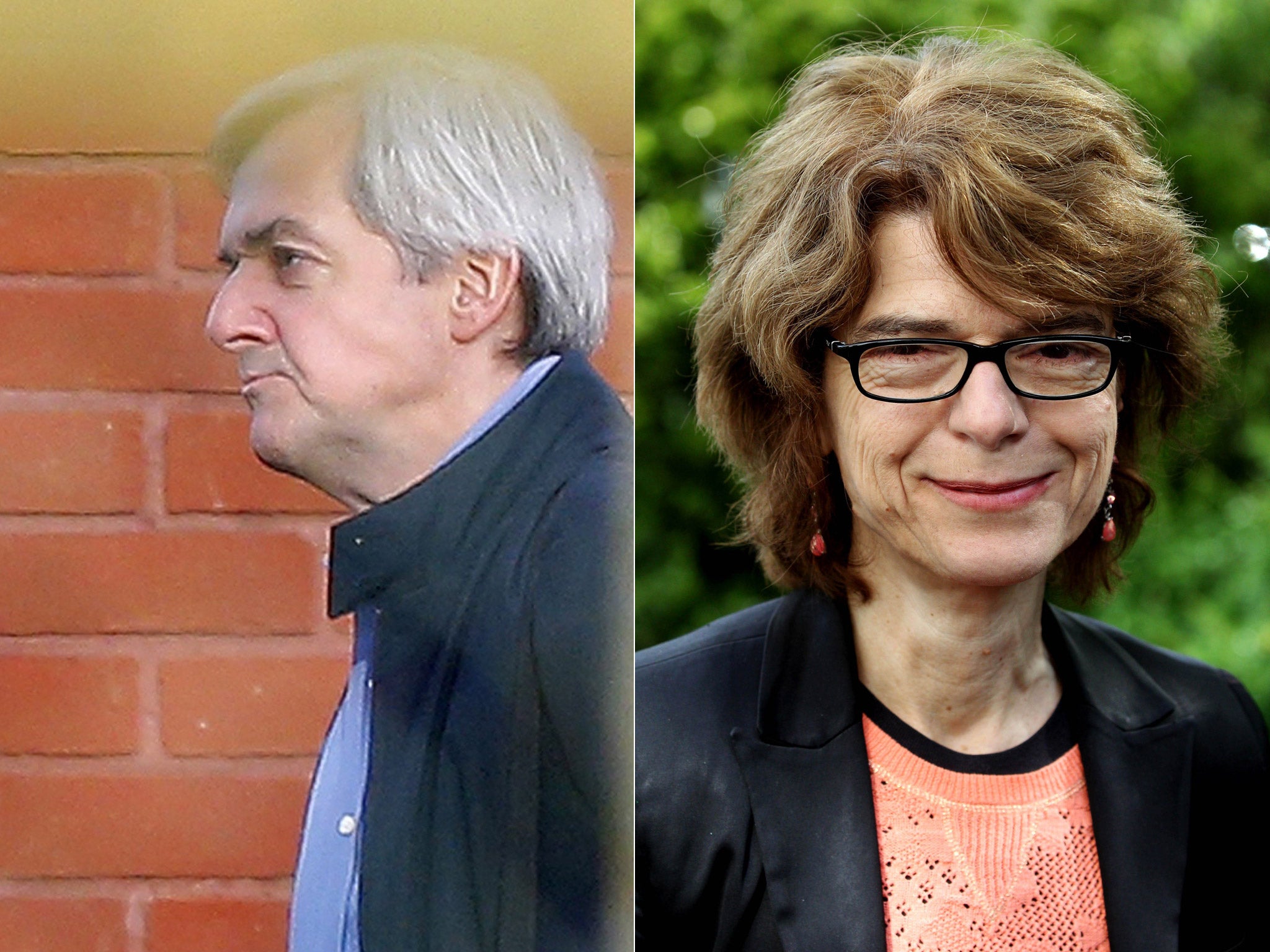 Chris Huhne (right) and Vicky Pryce return to their homes