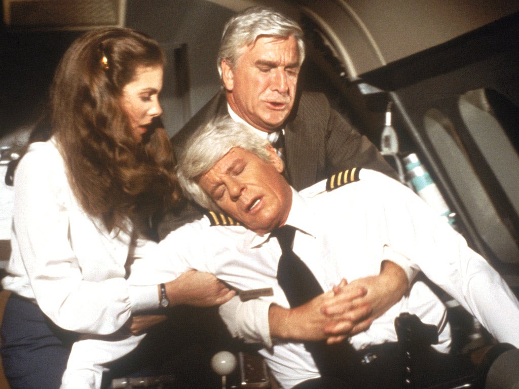 Leslie Nielson was the doctor on hand in the disaster spoof 'Airplane!'