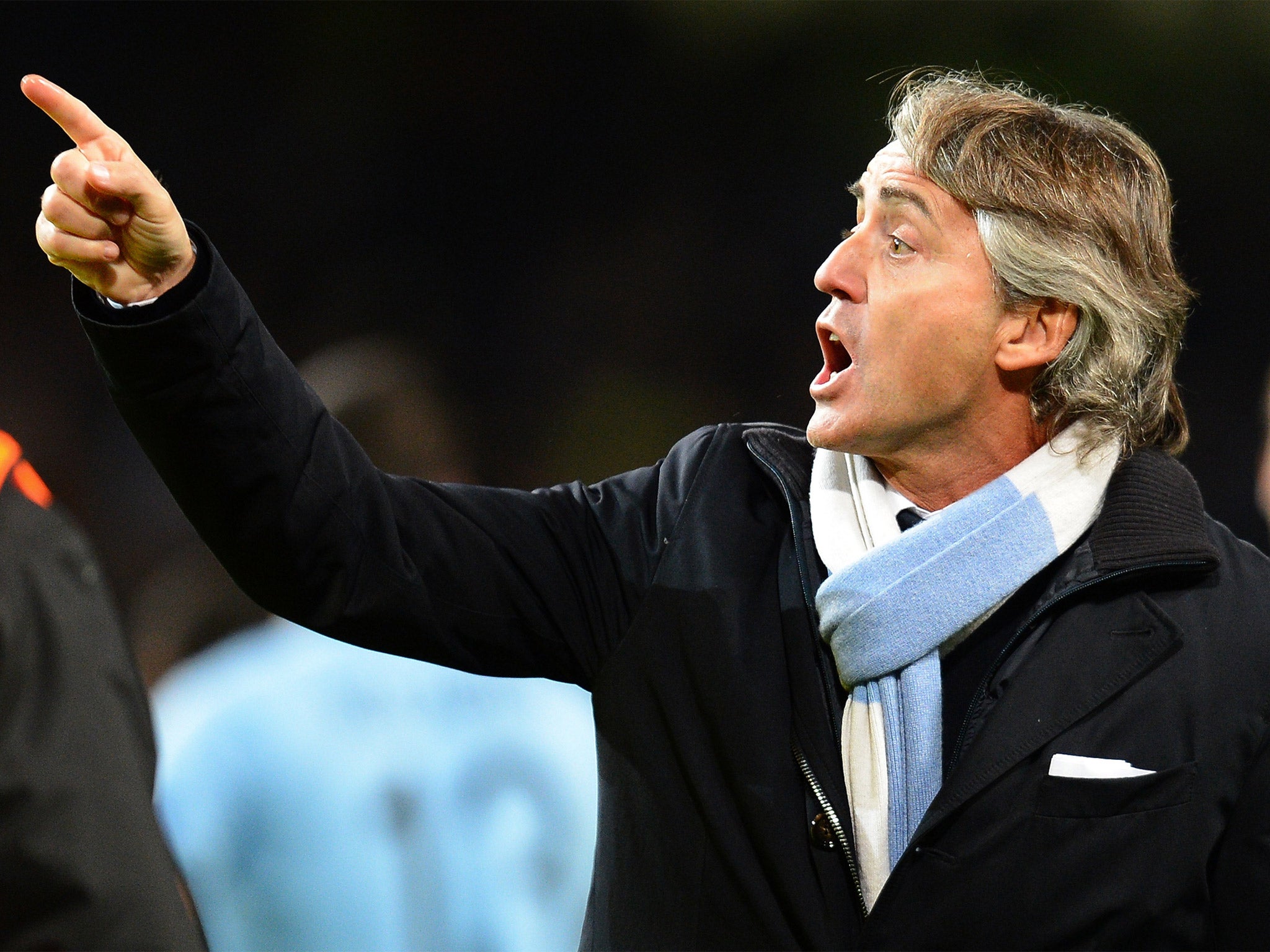 Roberto Mancini often feels he sees things on the pitch which his players miss
