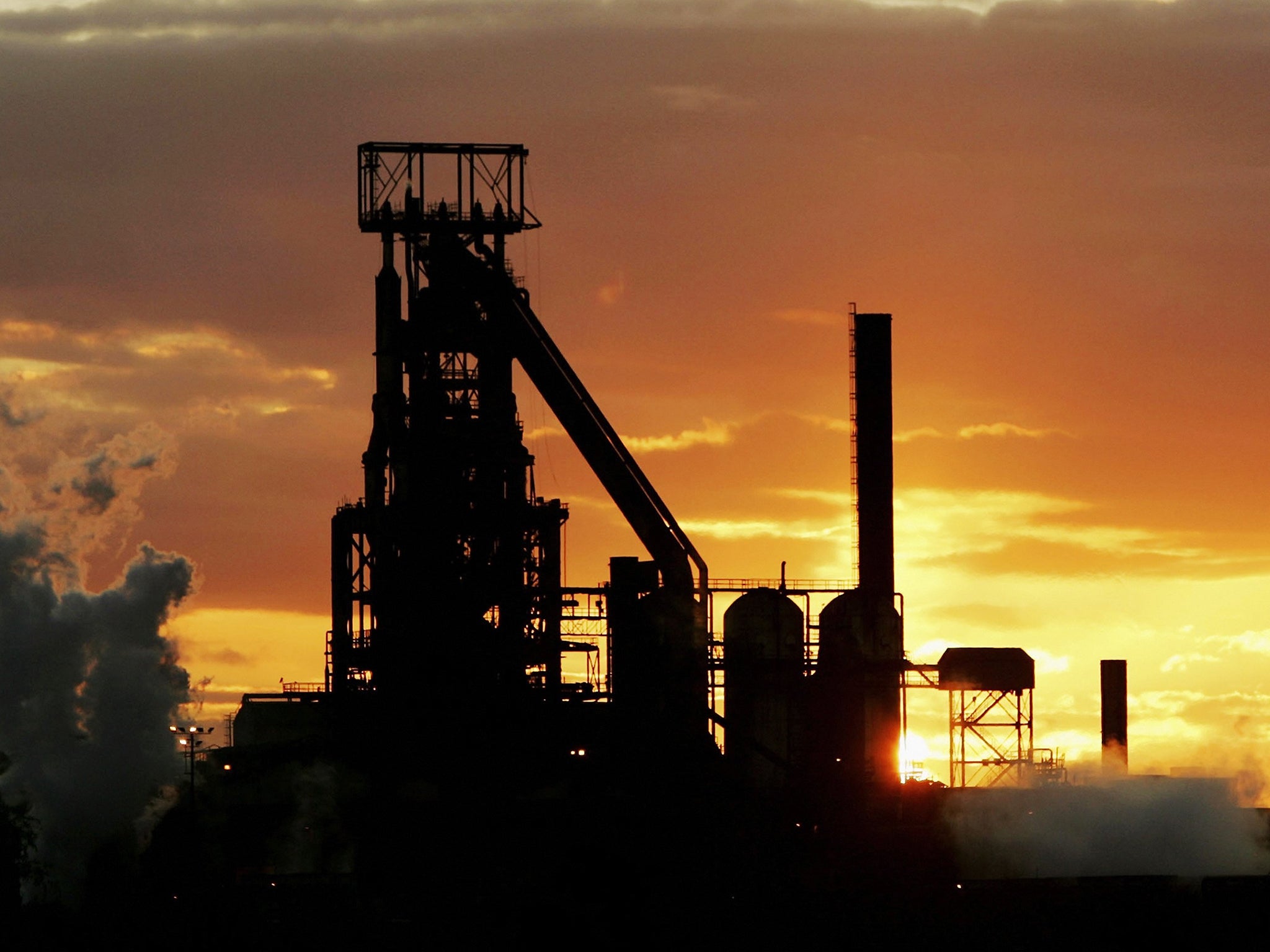 Tata steel works, Port Talbot.