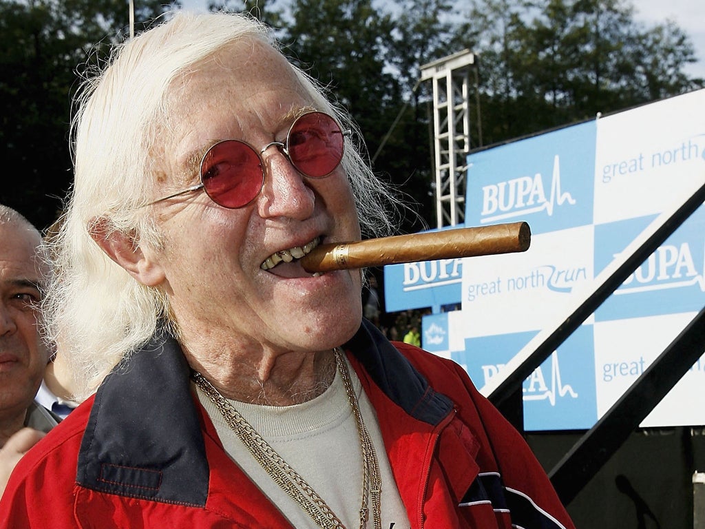 Disgraced TV presenter Jimmy Savile