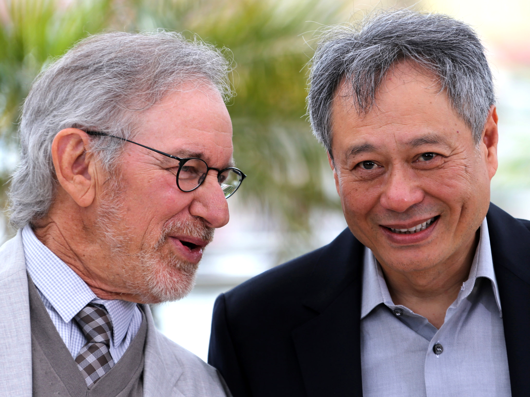 Steven Spielberg and Ang Lee at Cannes
