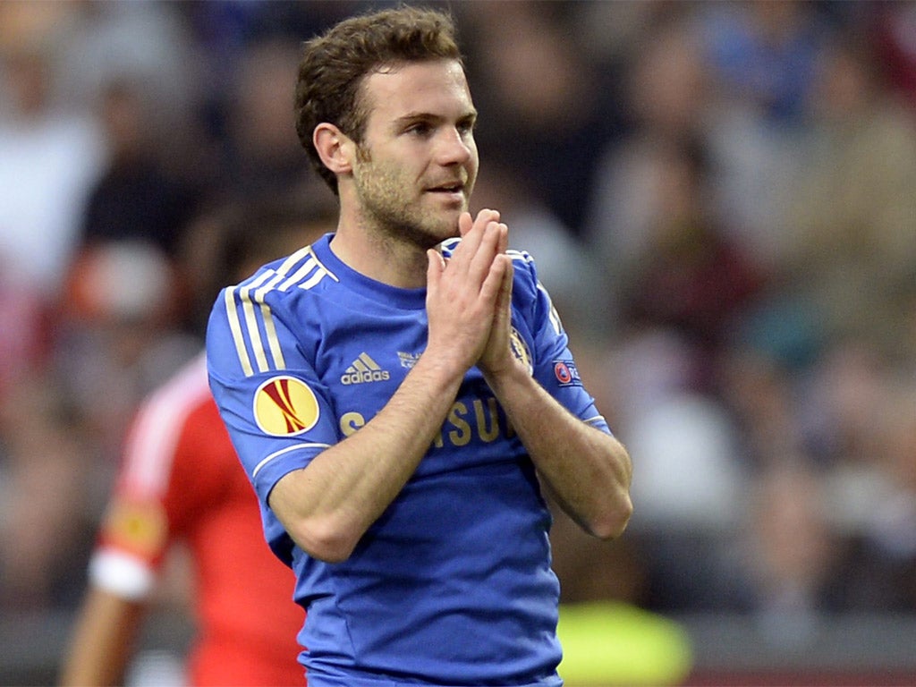 Juan Mata has said he is happy at Chelsea despite 'interest' from Real Madrid
