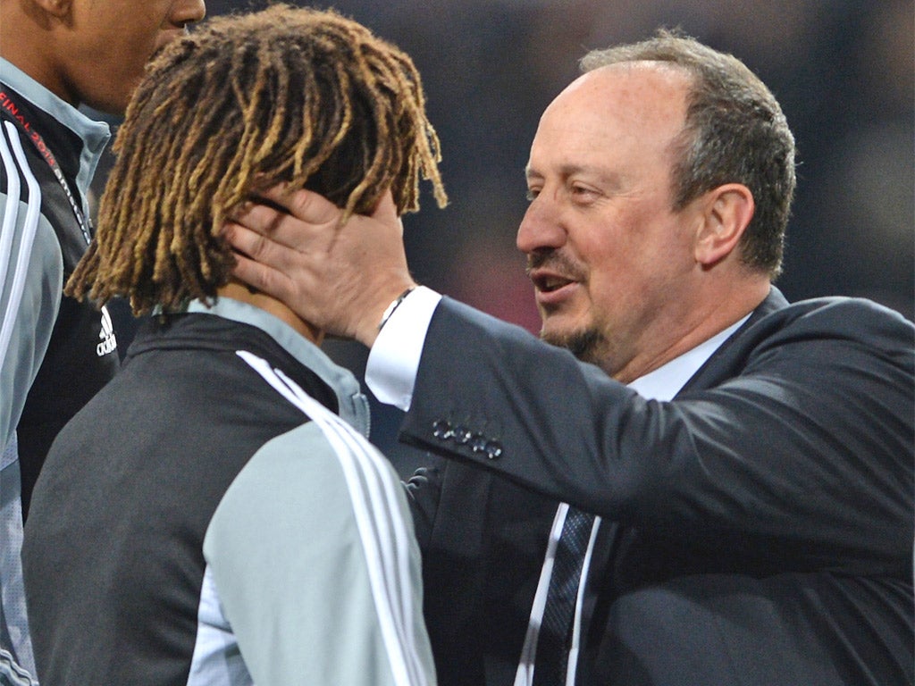 Rafa Benitez will bow out of Chelsea with another trophy to his name