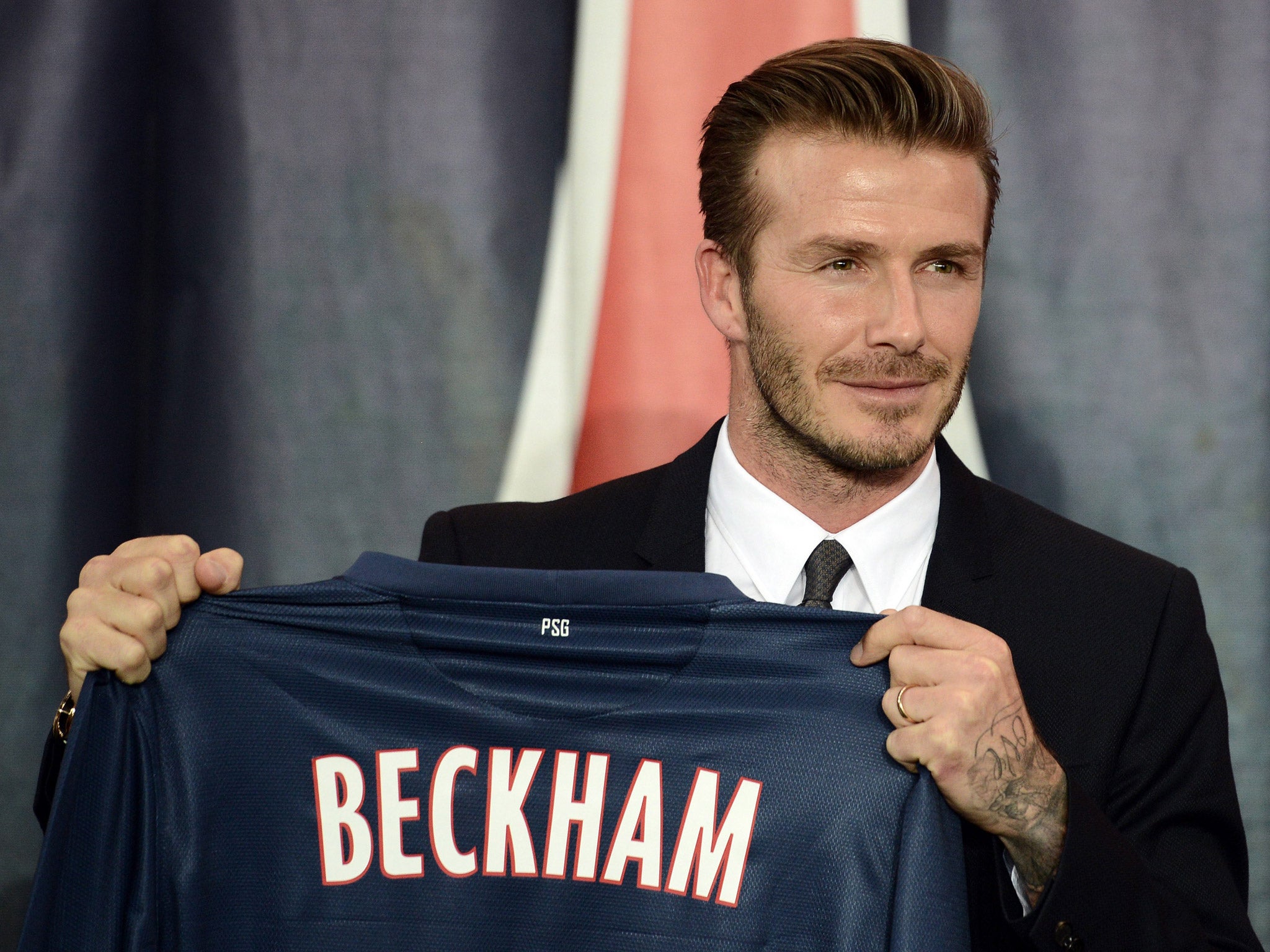 In January 2013 David Beckham joined Paris Saint-Germain