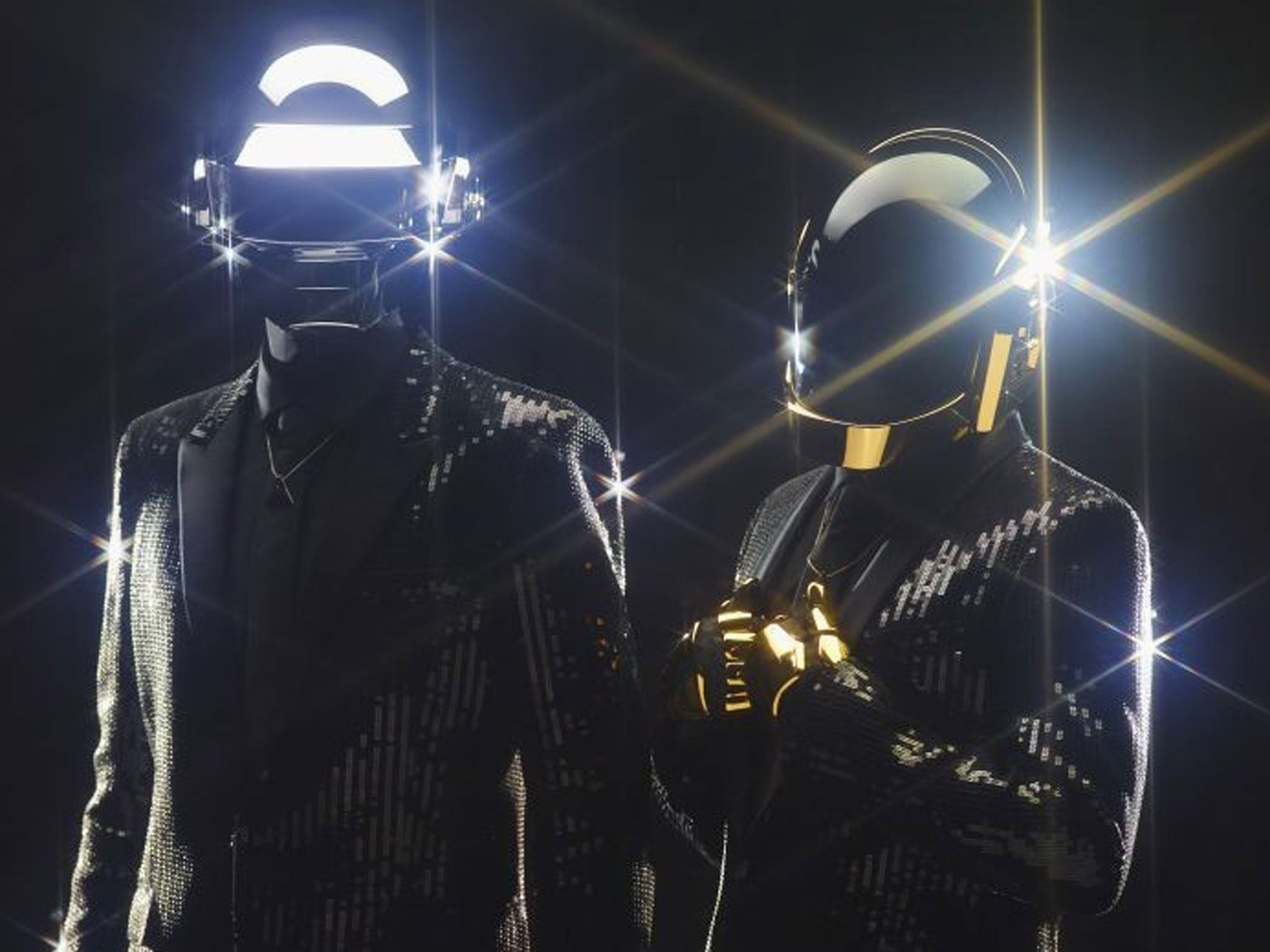 Shiny happy people?: Thomas Bangalter (left) and Guy-Manuel de Homem-Christo of Daft Punk