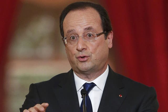 President François Hollande: 'The chemical massacre in Damascus cannot go unpunished'