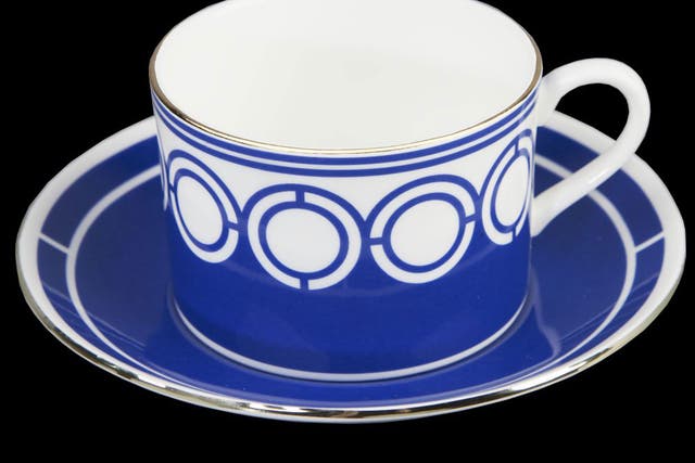 Pay a visit to the Bruno and Bean pop-up shop and pick up new pieces. Palladian tea cup and saucer by Custhom, from £24. brunoandbean.com