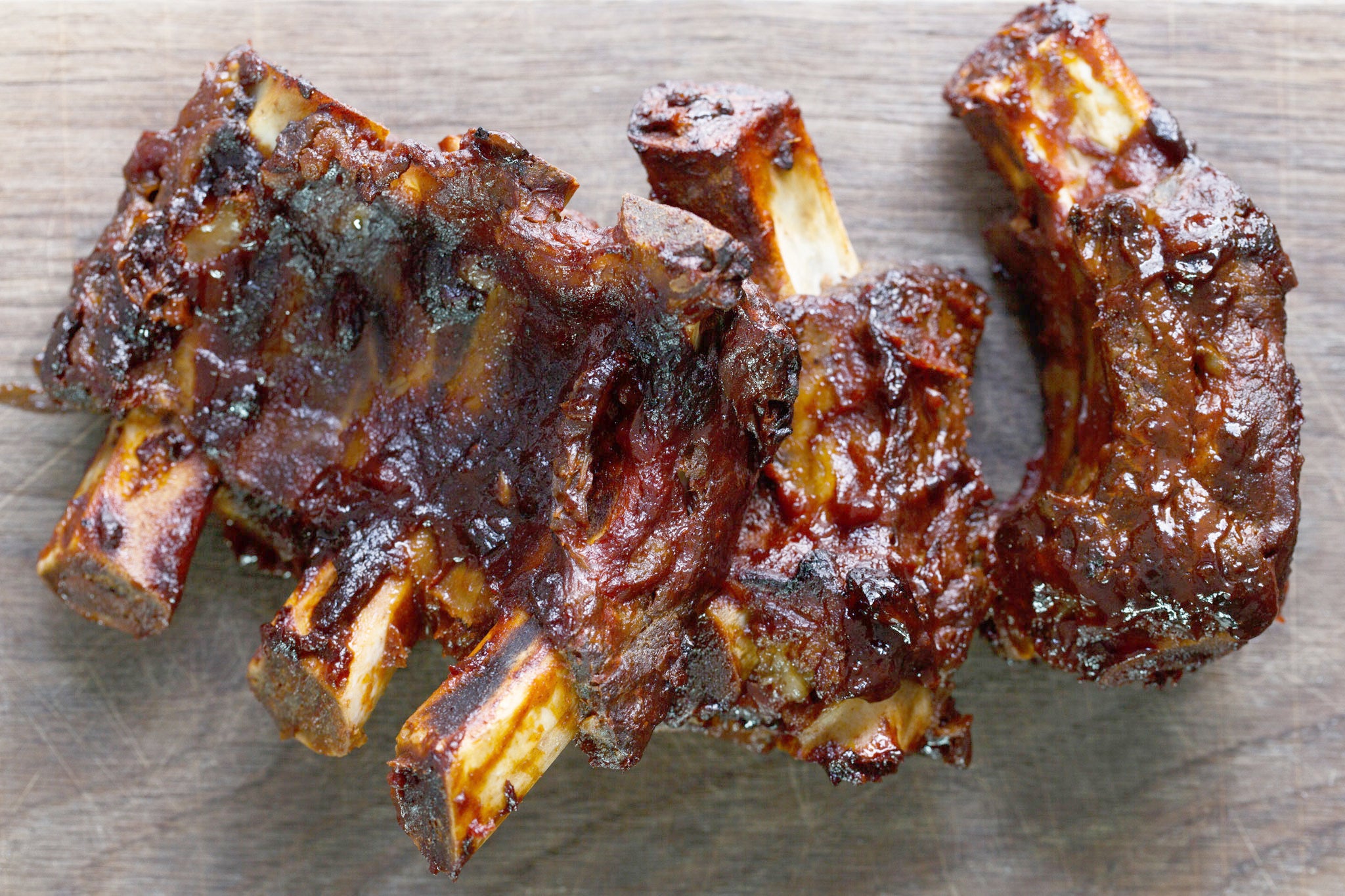 Serve Mark's beef ribs with a salad, coleslaw and maybe some potato wedges cooked in the oven