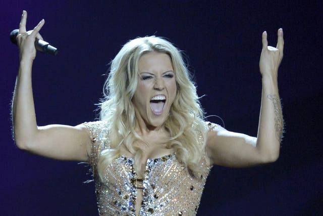<b>Germany: Cascada performing 'Glorious'</b>
<p>Cascada has had a decade of success global hits including "The Rhythm of The Night" and "Summer Of Love". Singer Natalie Horler is the daughter of acclaimed jazz musician David Horler. German songwriters an