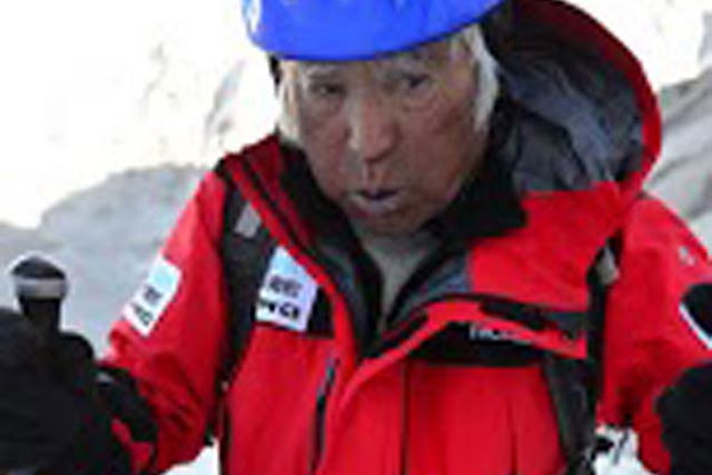 Yuichiro Miura: The Japanese climber made the record book with his first ascent in 2003