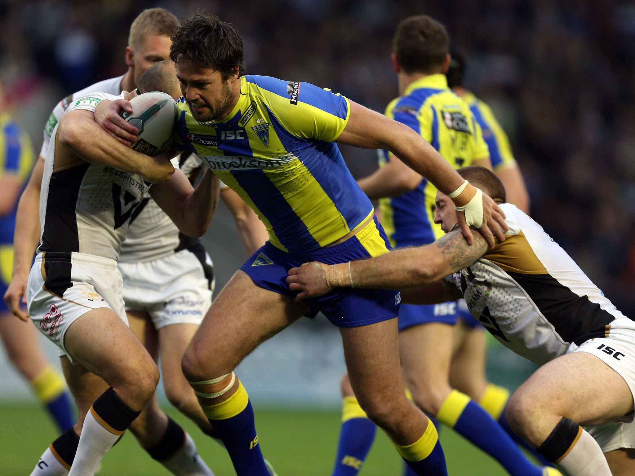 Aussie Trent Waterhouse led Warrington for the first time