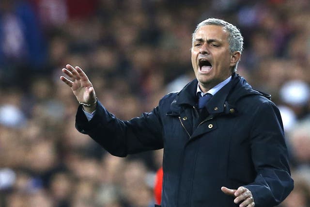 Real Madrid coach Jose Mourinho during the Spanish Copa del Rey final