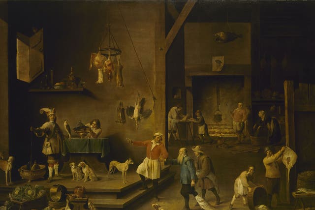 Everything but the sink: 1646 kitchen scene by the Flemish painter David Teniers the Younger, now restored to Robert Walpole’s former Norfolk home