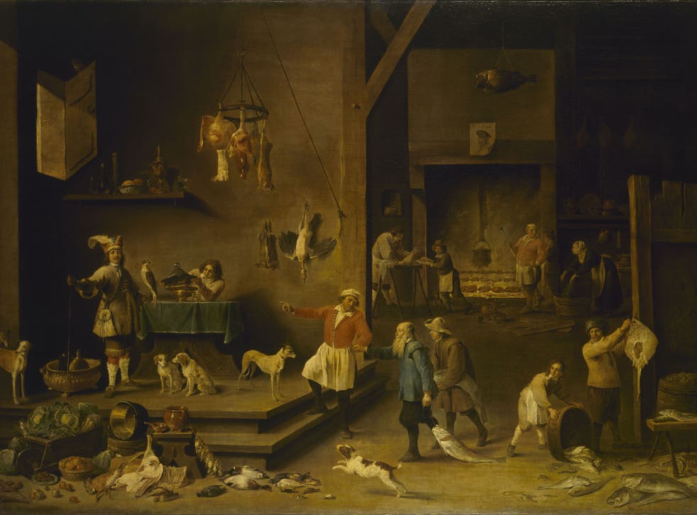 Everything but the sink: 1646 kitchen scene by the Flemish painter David Teniers the Younger, now restored to Robert Walpole’s former Norfolk home