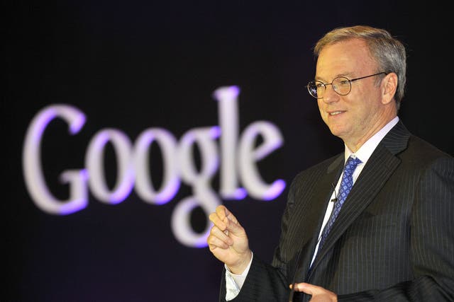 Questions: Eric Schmidt is lying low after the PAC branded his firm 'devious' 