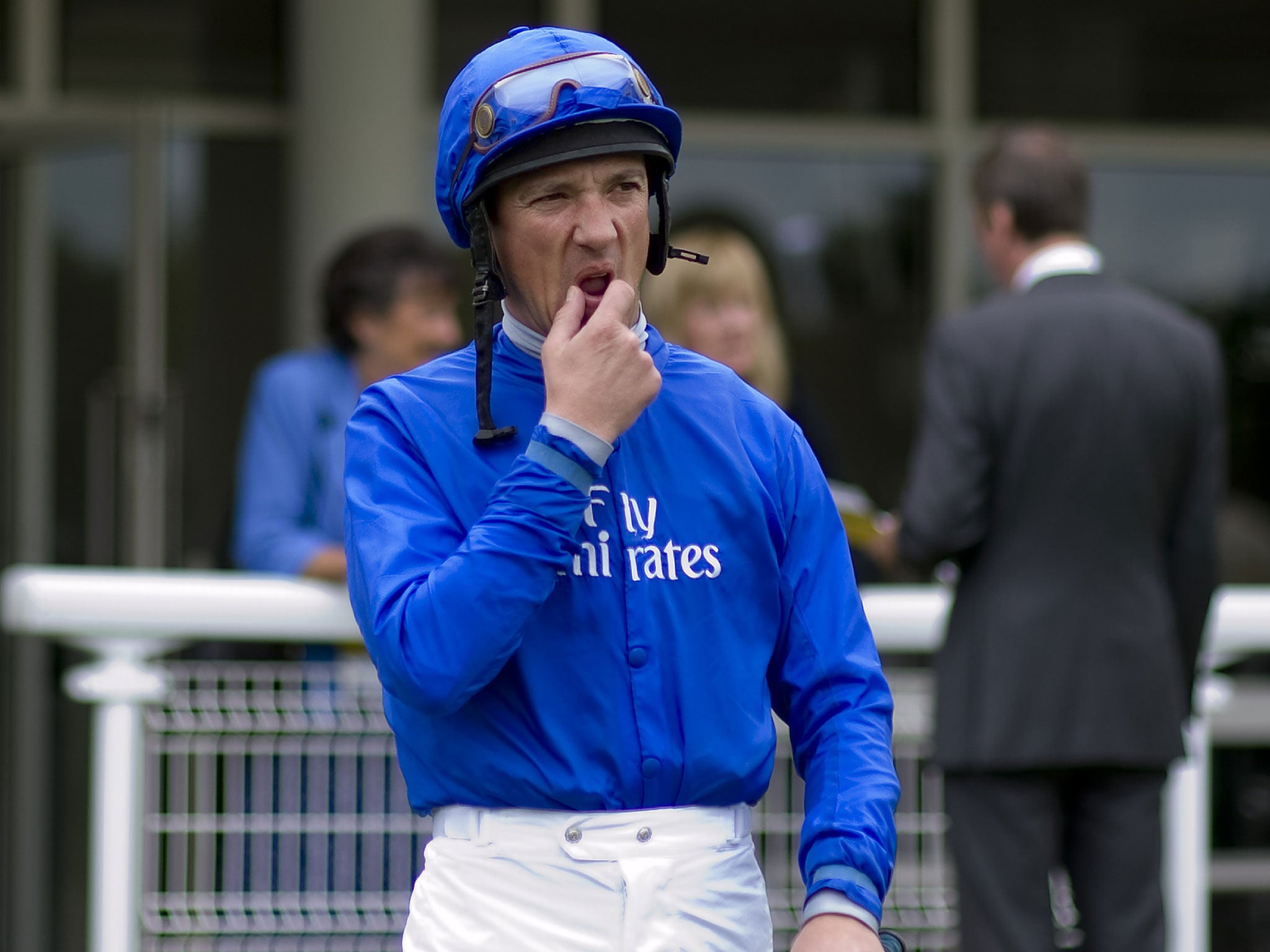 Colour change: Frankie Dettori will not have the security of riding in Godolphin blue when he returns as a freelance