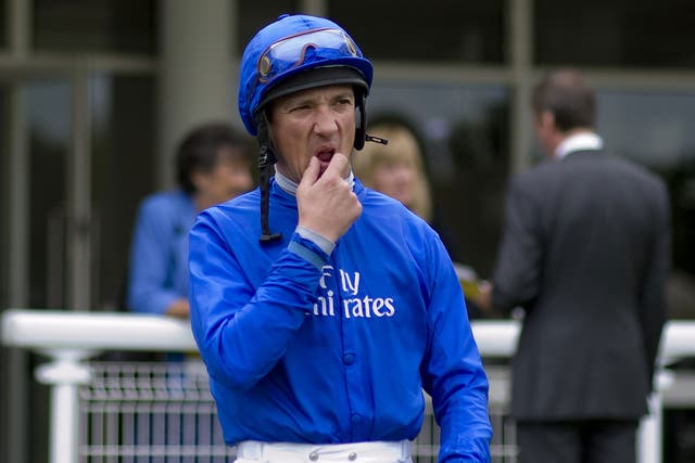 Colour change: Frankie Dettori will not have the security of riding in Godolphin blue when he returns as a freelance