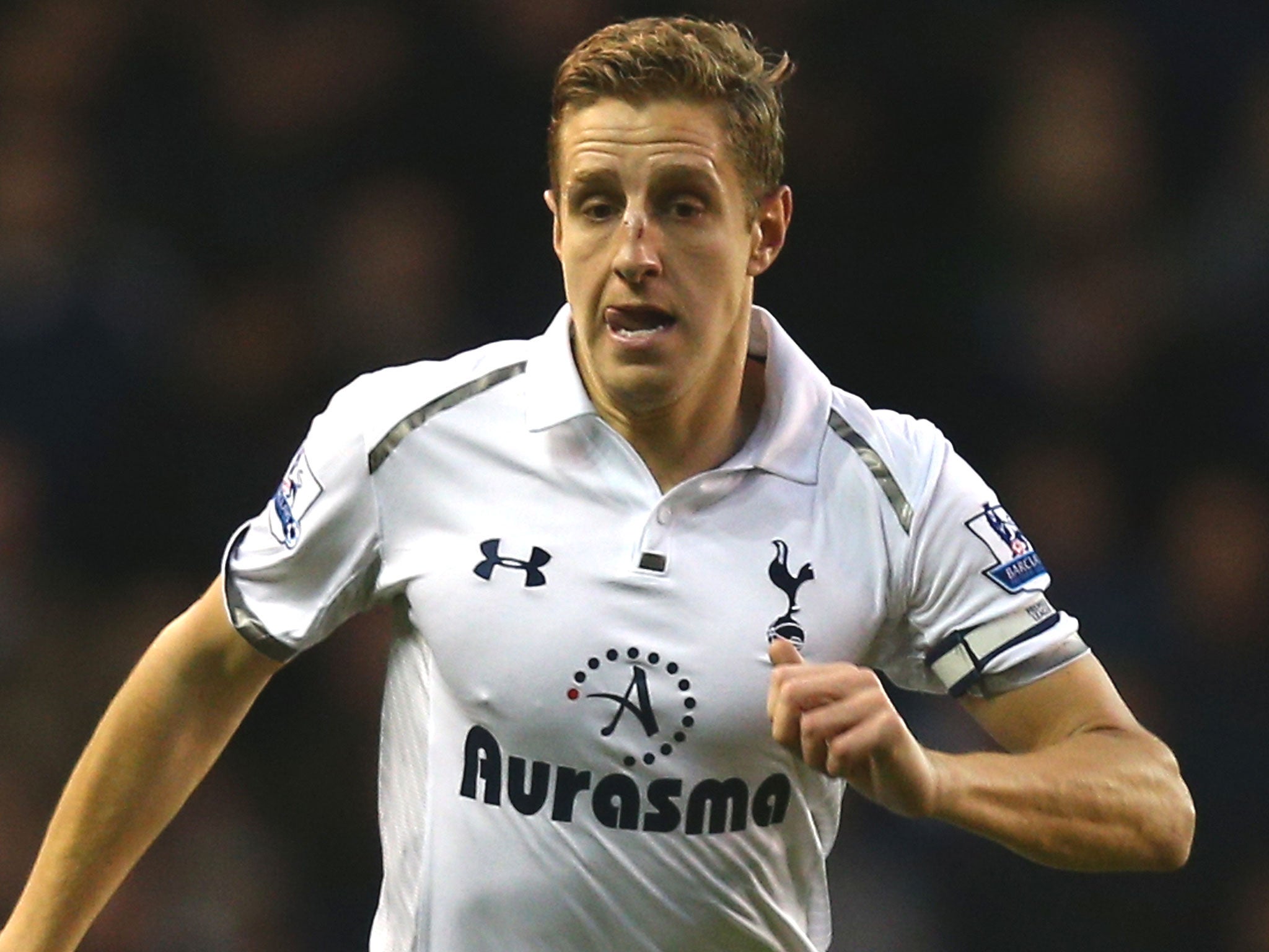 Michael Dawson in action for Tottenham