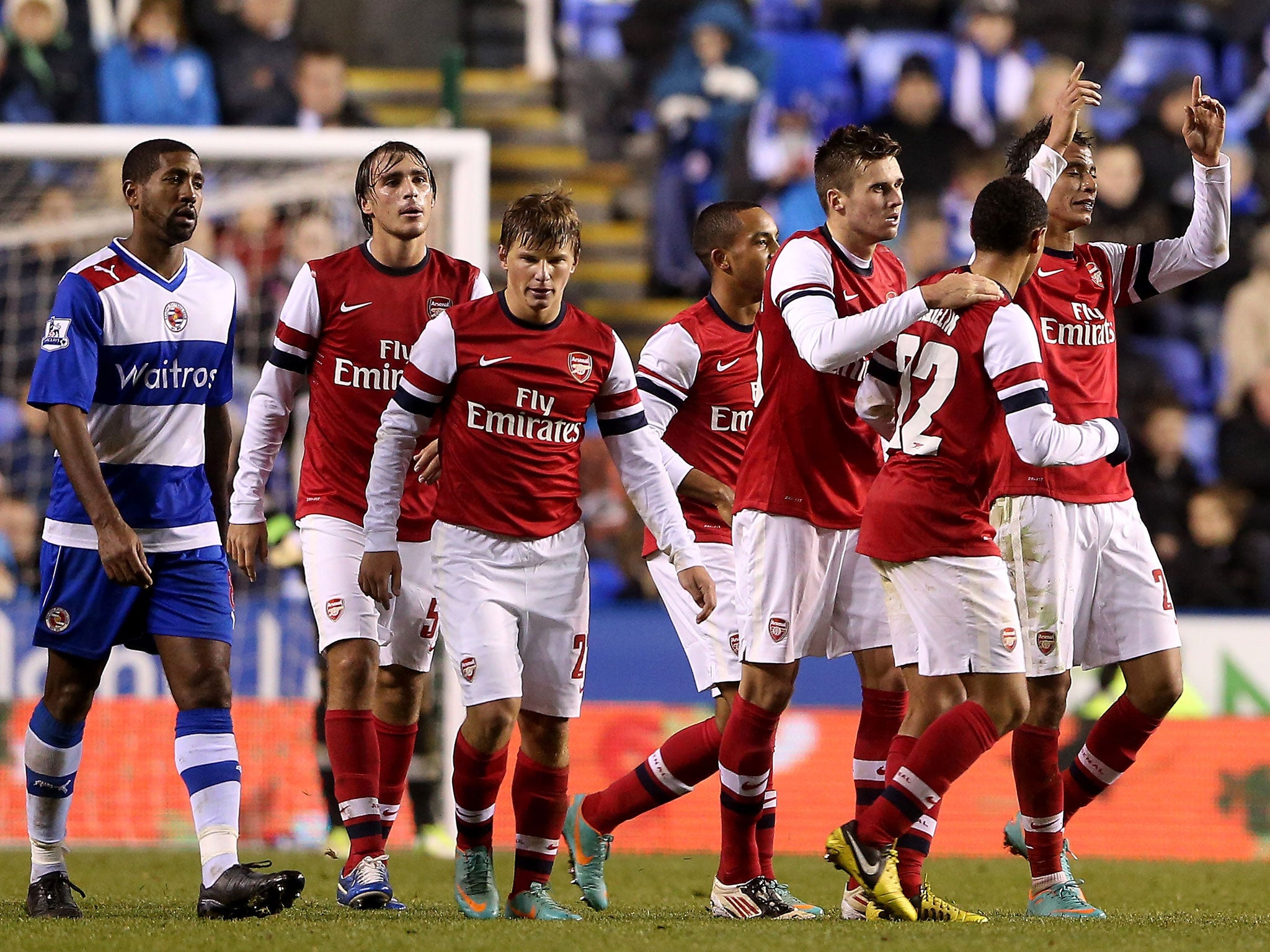 Reading and Arsenal’s 12-goal thriller came in the Capital One Cup