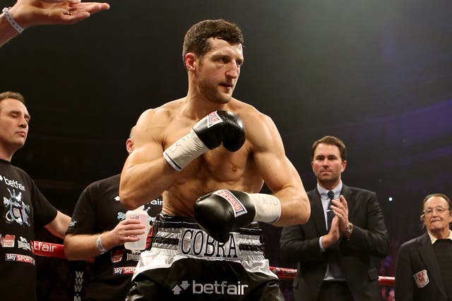 Spar treatment: Carl Froch says Nathan Cleverly and George Groves cannot help Kessler to beat him by training with the Dane