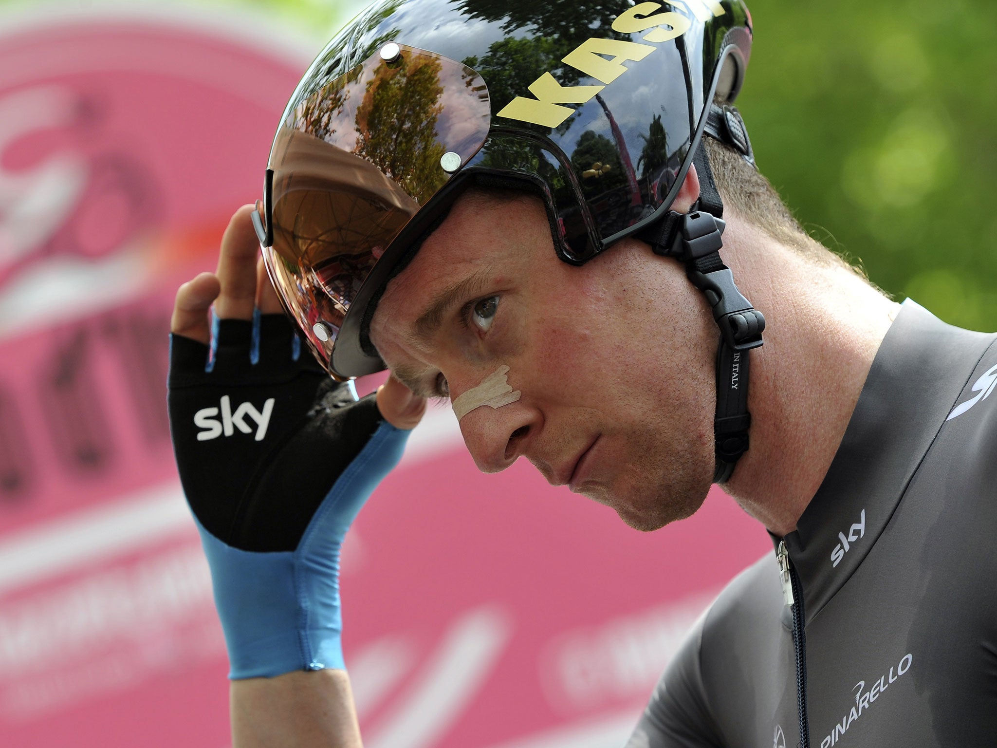 Wiggins has had to quit the Giro through illness