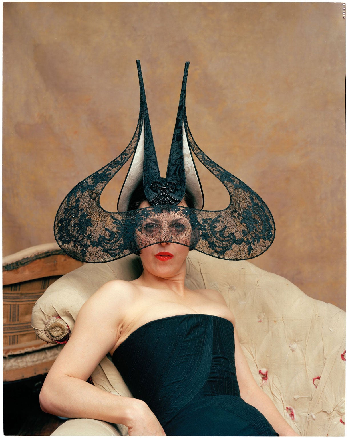 Isabella Blow: "She once went to dinner wearing a pair of veiled antlers ­ by McQueen"