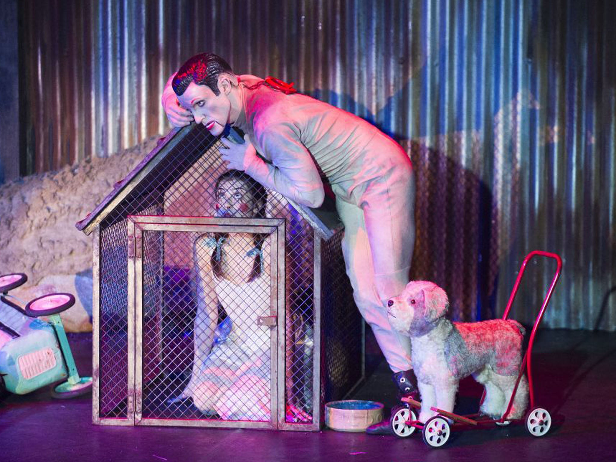 The imagery and the dancers of the production are strong enough to put the concept over, but the characters do not have enough depth