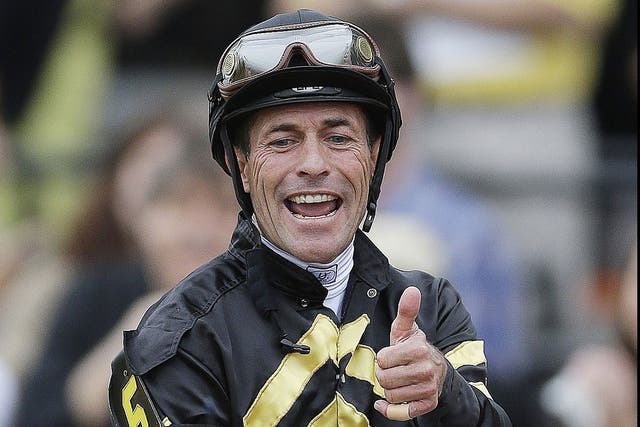 Gary Stevens returned after seven years out to ride Oxbow to Preakness Stakes win