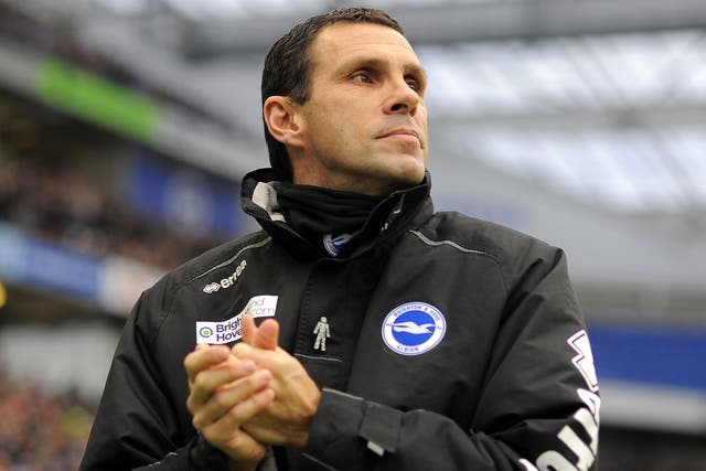 Gus Poyet’s future is unclear after he was suspended by Brighton